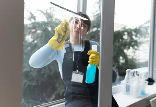 Nettoyage de vitres intérieures et extérieures à la Fère